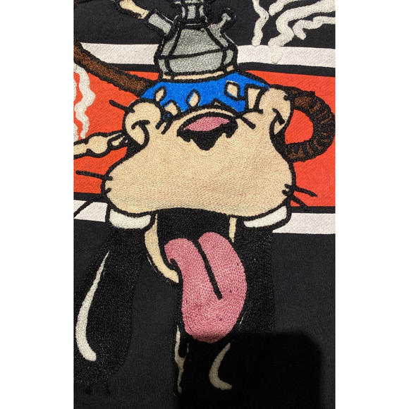 Men's Black Keys Hookah Goofy-Resembling Crew Neck Sweater - Black/Red Size Smal - Picture 11 of 11